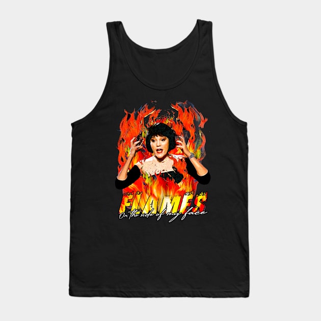 Flames on the side of my face Tank Top by RAINYDROP